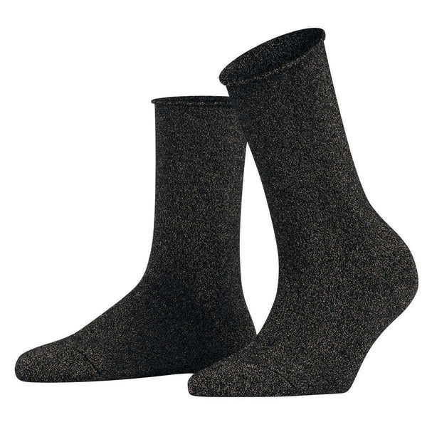 Falke Black Shiny Socks