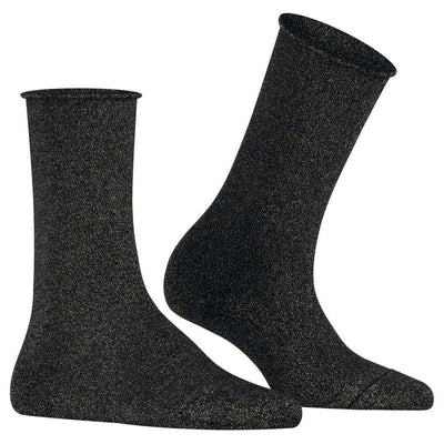 Falke Black Shiny Socks