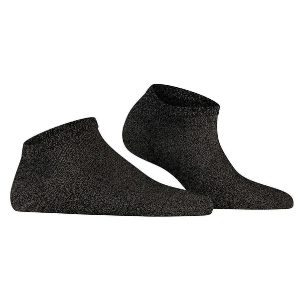 Falke Black Shiny Sneaker Socks