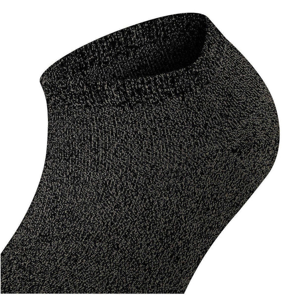 Falke Black Shiny Sneaker Socks