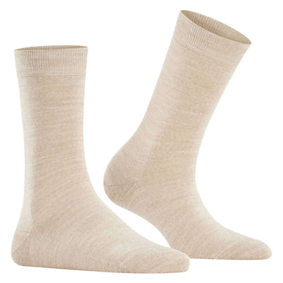Falke Beige Softmerino Socks