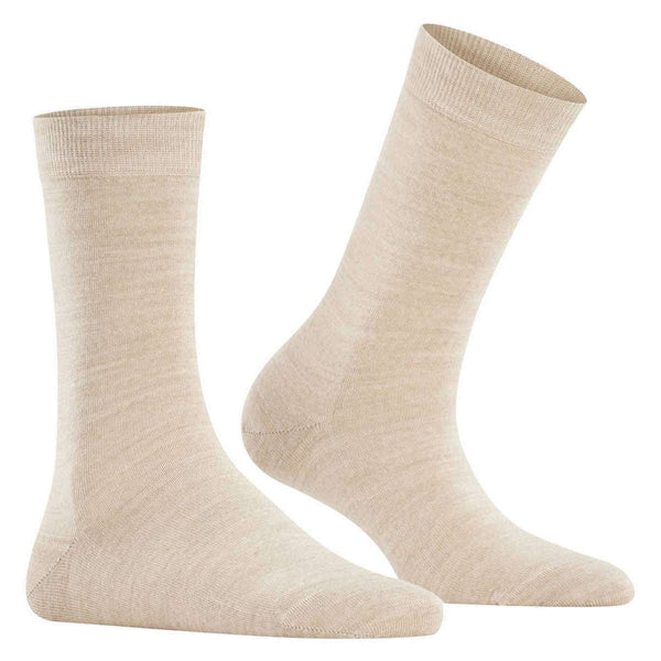Falke Beige Softmerino Socks