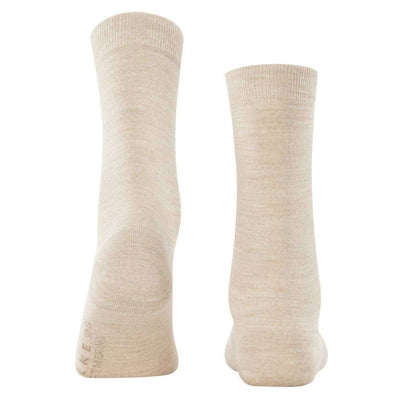 Falke Beige Softmerino Socks