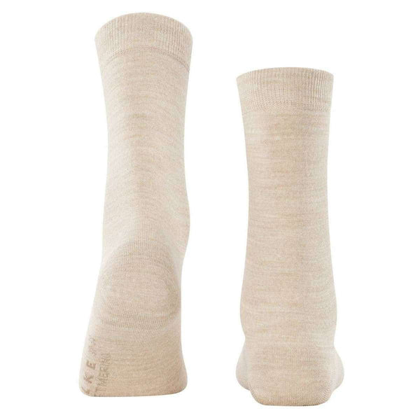 Falke Beige Softmerino Socks