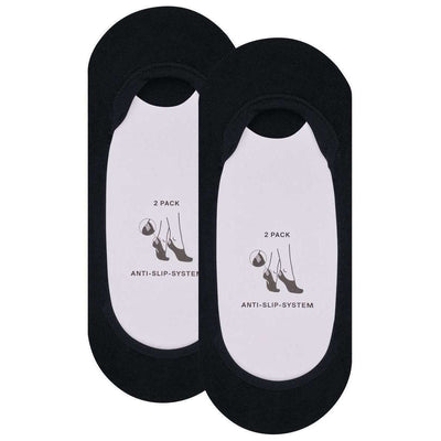 Esprit Black Solid Low 2 Pack No Show Socks