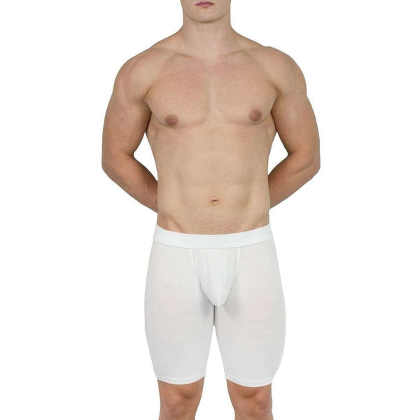Obviously White EliteMan Boxer Brief 9inch Leg