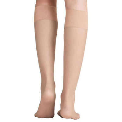 Falke Cream Pure Matt 20 Denier Knee High Stockings