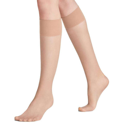 Falke Beige Pure Matt 20 Denier Knee High Stockings