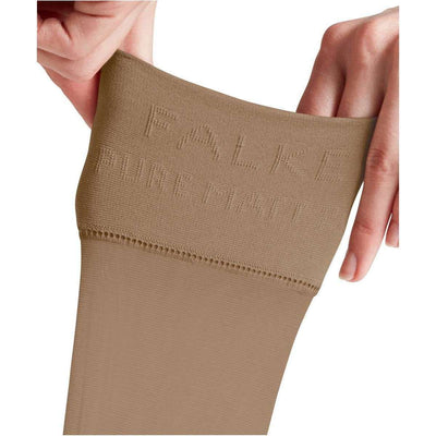 Falke Tan Pure Matt 20 Denier Knee High Stockings