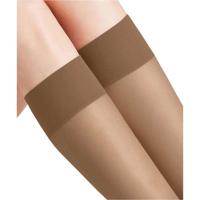 Falke Beige Pure Matt 20 Denier Knee High Stockings