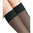 Falke Black Pure Matt 20 Denier Knee High Stockings