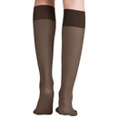 Falke Brown Pure Matt 20 Denier Knee High Stockings