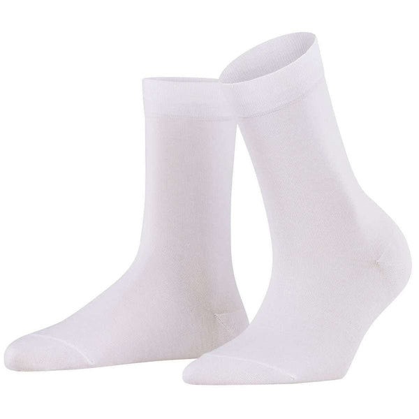 Falke White Cotton Touch Socks