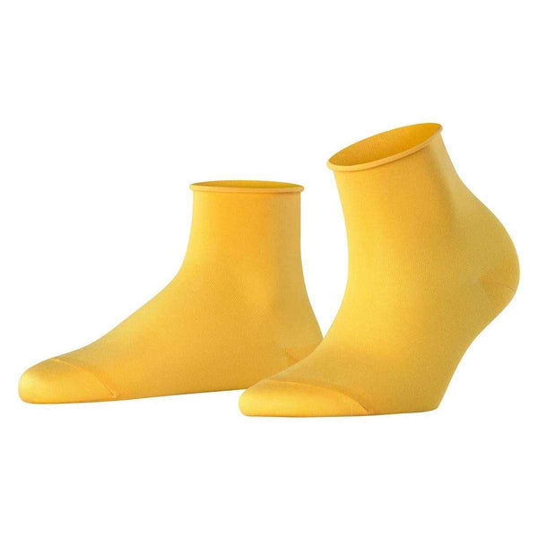 Falke Yellow Cotton Touch Short Socks