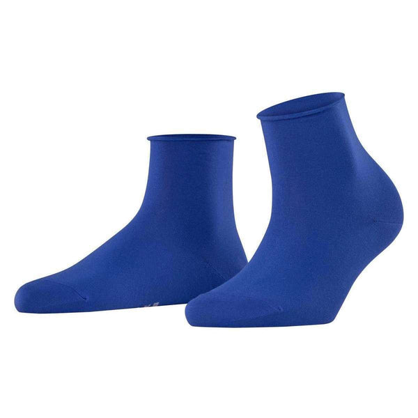 Falke Blue Cotton Touch Short Socks