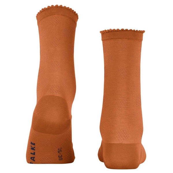 Falke Orange Bold Dot Socks
