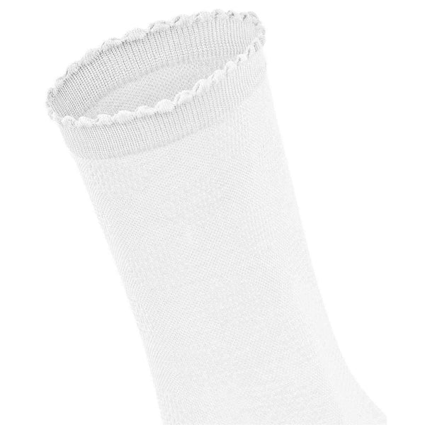 Falke White Bold Dot Socks