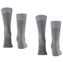 Falke Grey Happy 2 Pack Socks