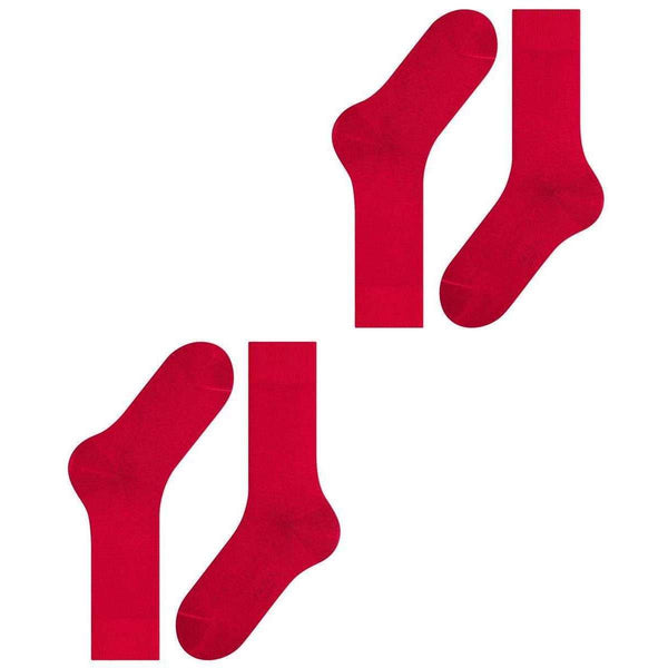 Falke Red Happy 2 Pack Socks
