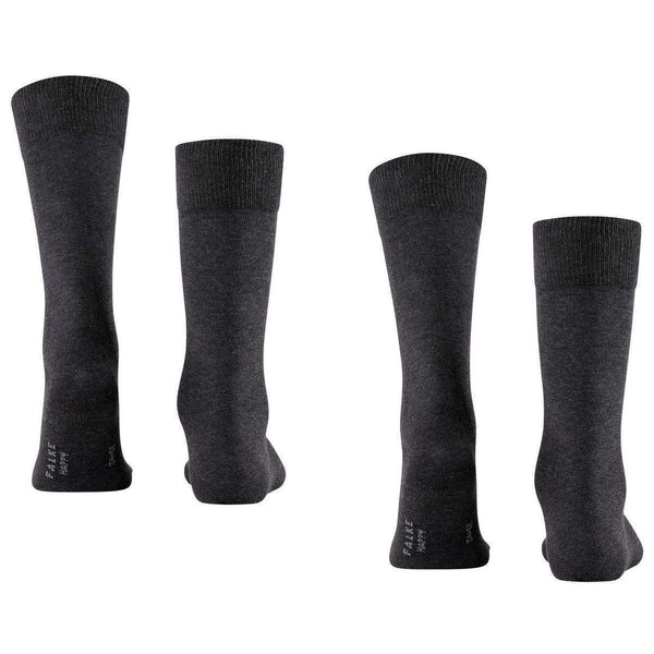 Falke Grey Happy 2 Pack Socks
