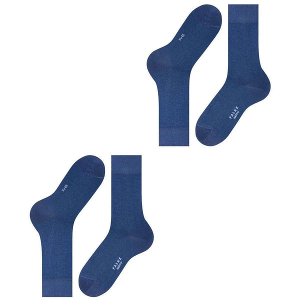 Falke Blue Happy 2 Pack Socks