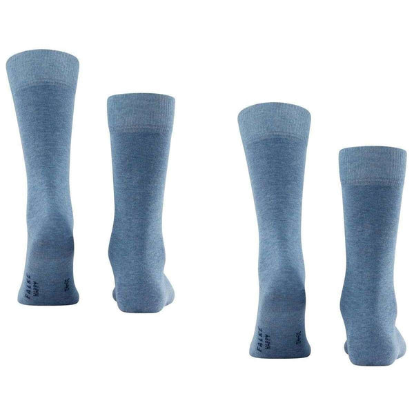 Falke Blue Happy 2 Pack Socks