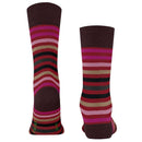 Falke Red Tinted Stripe Socks
