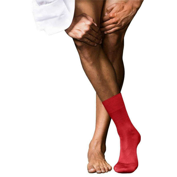 Falke Red No 6 Finest Merino Wool and Silk Socks