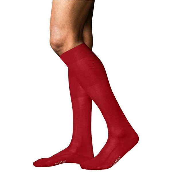 Falke Red No 9 Pure Fil d´Écosse Knee High Socks