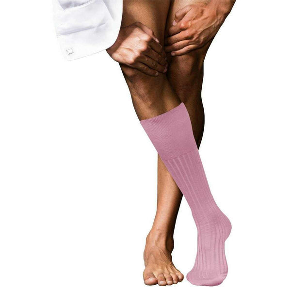 Falke Pink No 13 Finest Piuma Cotton Knee High Socks