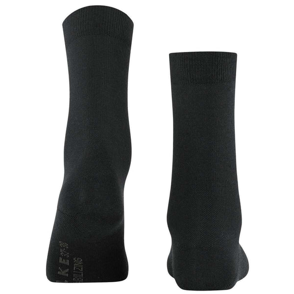 Falke Black Stabilizing Wool Everyday Socks