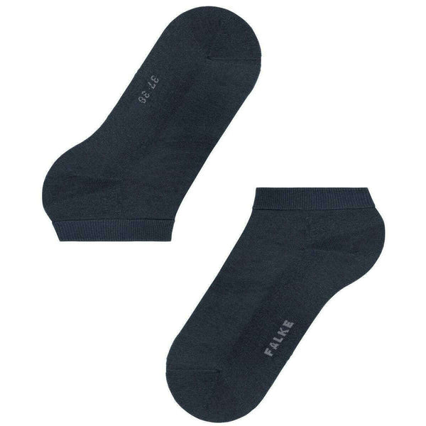 Falke Navy Climawool Sneaker Socks