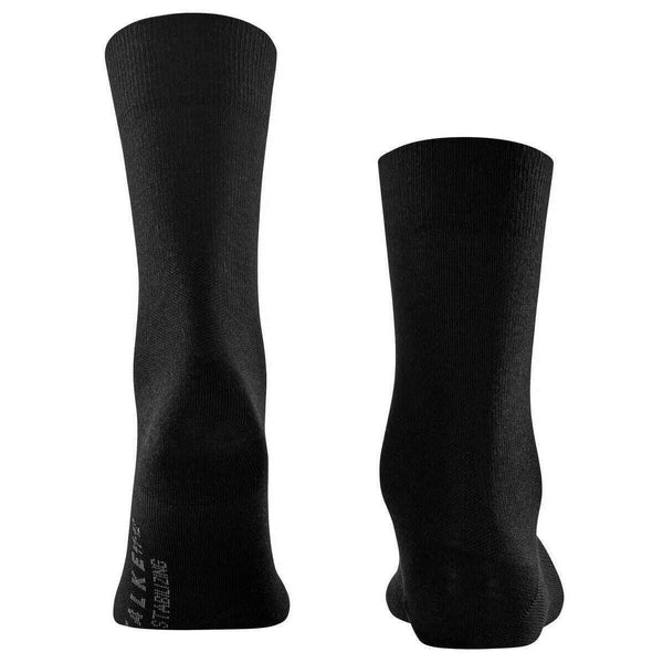 Falke Black Stabilizing Wool Everyday Socks