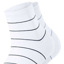 Esprit White Fine Line 2 Pack Short Socks