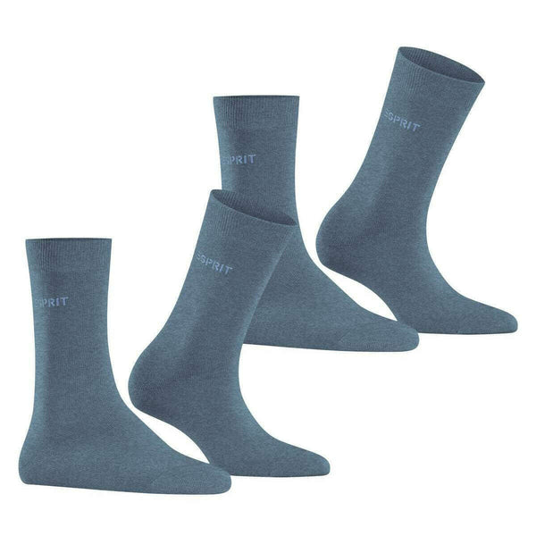 Esprit Blue Uni 2 Pack Socks