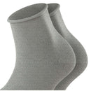 Esprit Grey Basic Pure 2 Pack Short Socks