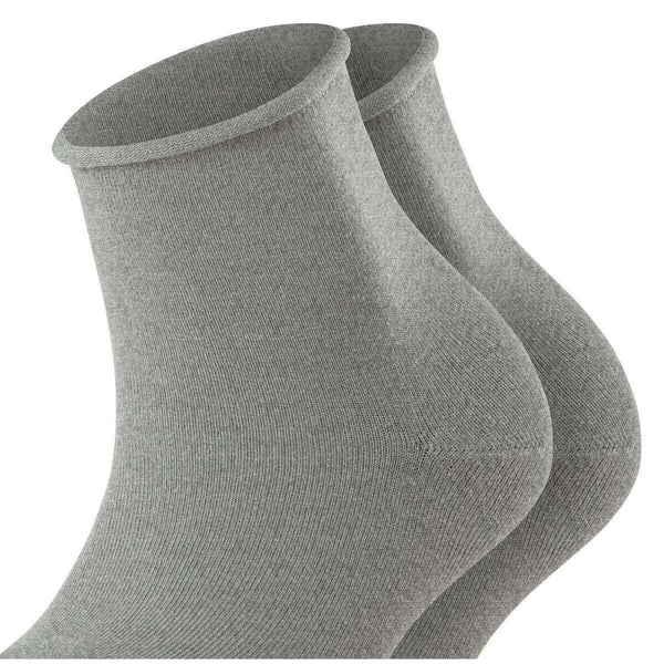 Esprit Grey Basic Pure 2 Pack Short Socks