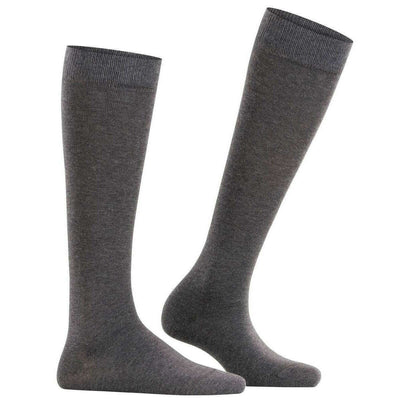 Esprit Grey Basic Pure Knee High Socks