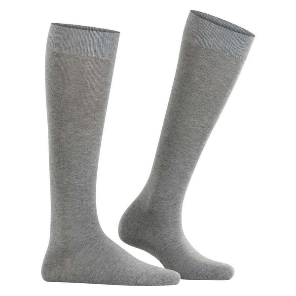 Esprit Grey Basic Pure Knee High Socks