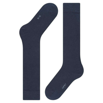 Esprit Navy Basic Pure Knee High Socks