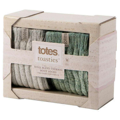 totes-toasties-green-2-pack-chunky-twist-wool-boot-socks-34518063