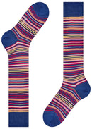 Falke Blue Microblock Knee High Socks