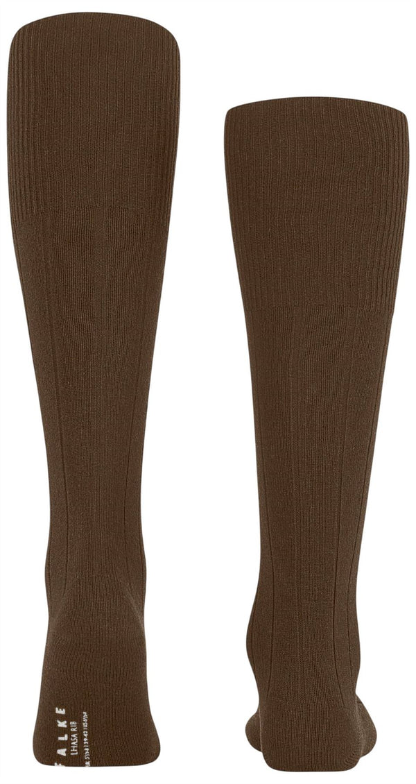 Falke Brown Lhasa Rib Knee High Socks