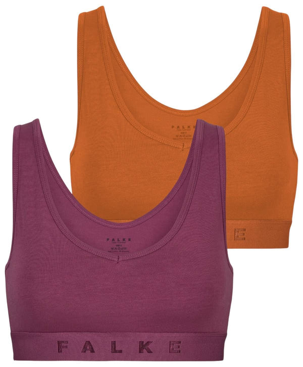 Falke Pink Daily Comfort 2-Pack Bustier Bralette