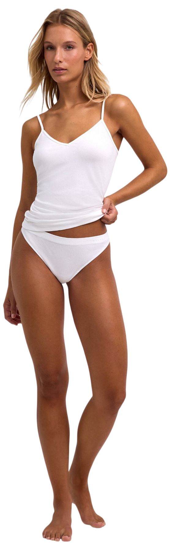 Falke White Daily Seamless Thong
