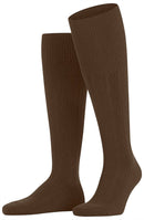 Falke Brown Lhasa Rib Knee High Socks
