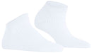 Falke White Shiny Rib Sneaker Socks