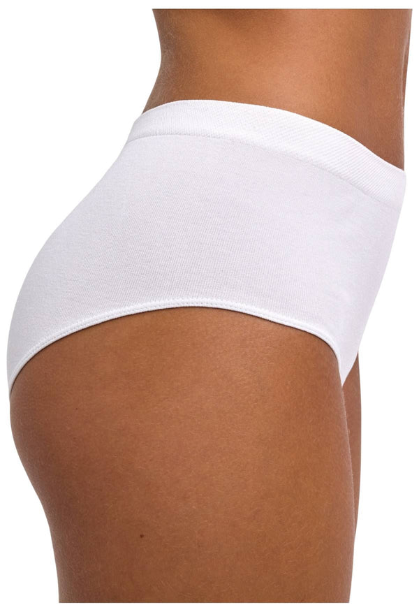 Falke White Daily Seamless Mid Waist Brief