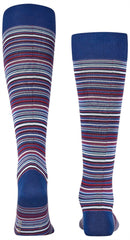 Falke Blue Microblock Knee High Socks