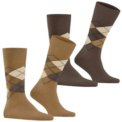 burlington-beige-everyday-argyle-2-pack-socks-34597165